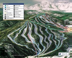 Snowy Range Ski Trail Map