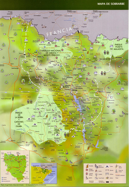 Sobrarbe Town Map