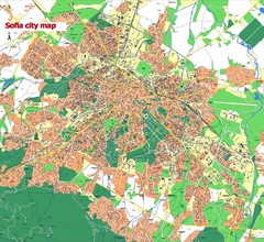 Sofia City street map