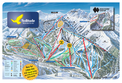 Solitude Mountain Resort Ski Trail Map