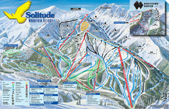 Solitude Mountain Ski Map