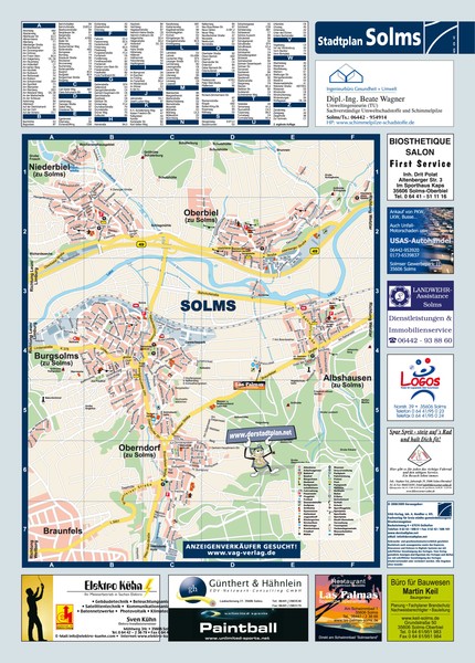 Solms Tourist Map