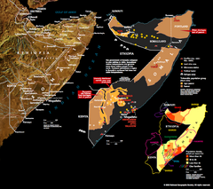 Somalia Conflict Map 2002
