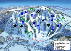 Song Mountain Ski Trail Map