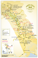 Sonoma Valley Winery Map