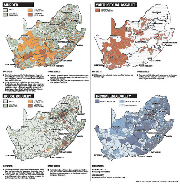 South Africa Crime Map