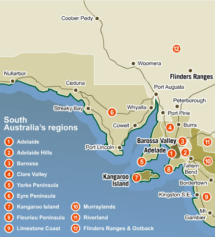 South Australia Map