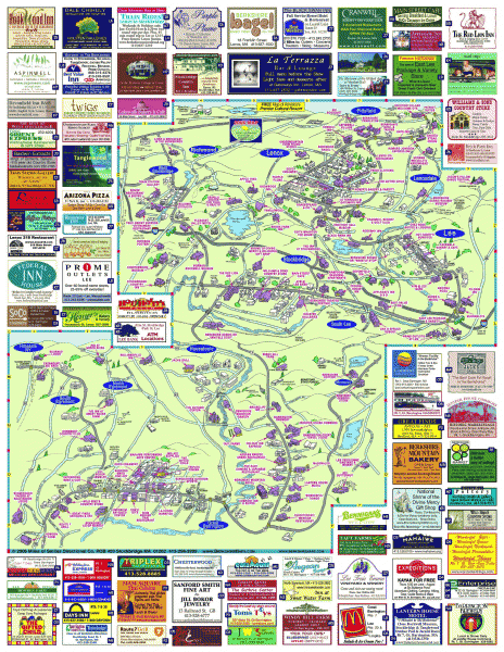 South County Berkshires map - Stockbridge MA • mappery