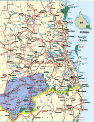 South East Queensland Map