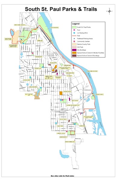 South St. Paul Parks and Trails Map