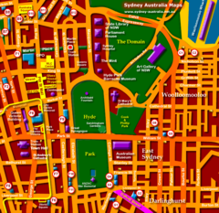 South Sydney Hotel Map