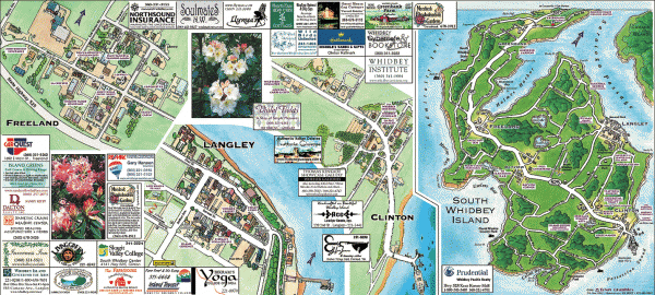 Whidbey Island Tourist Map South Whidbey Tourist Map - South Whidbey Washington • Mappery