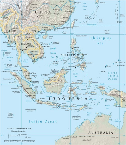 Southeast Asia Map