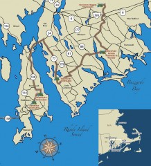 Southeastern New England Wine Trail Map