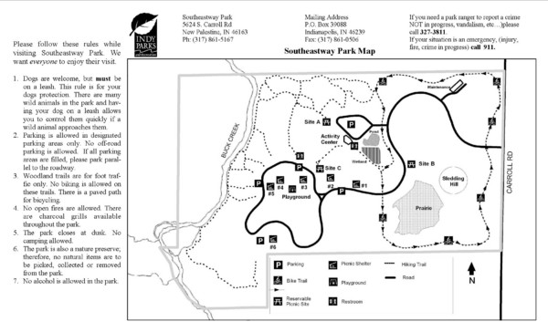 Southeastway Park Map