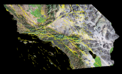 Southern California's Major Faults Map