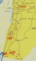 Southern Jordan tourist Map