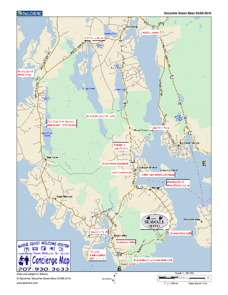 Southwest Harbor, Maine Map