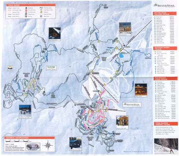 Sovereign Lake Ski Trail Map
