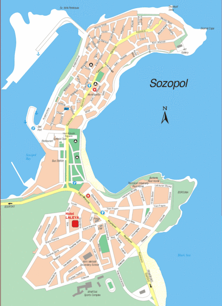 Sozopol Map