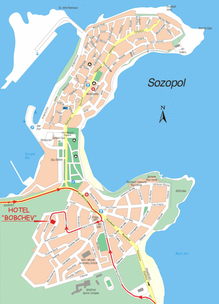 Sozopol Map