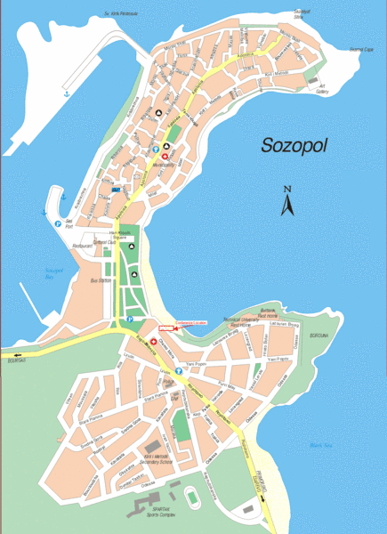 Sozopol Map