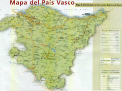Spain Basque Region Map