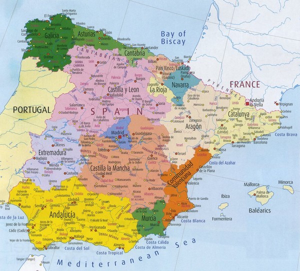 Spain Map