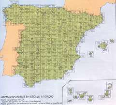 Spain's Population Topographical Map