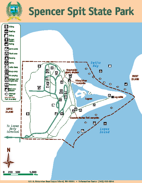 Spencer Spit State Park Map