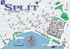 Split Tourist Map