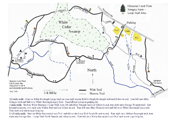 Sprague Farm - Glocester Land Trust Map