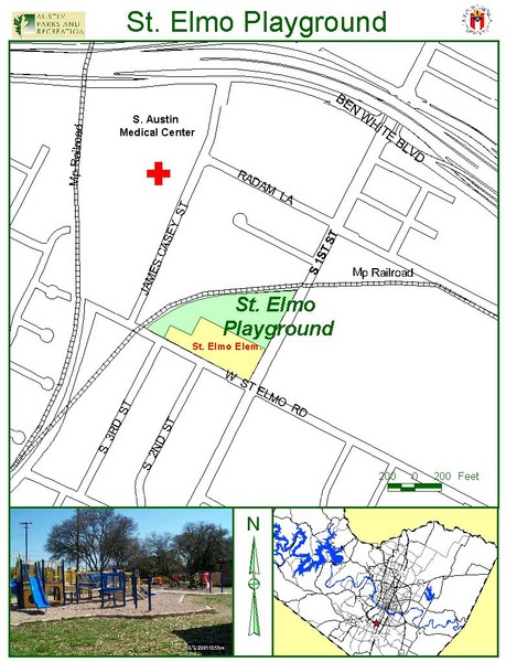 St. Elmo Playground Map