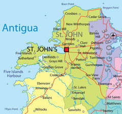St. John province Map