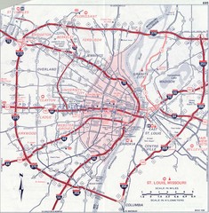St. Louis, MO Tourist Map