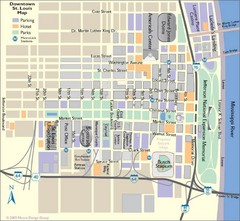 St. Louis, MO Tourist Map