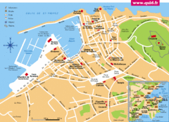 St. Tropez Tourist Map