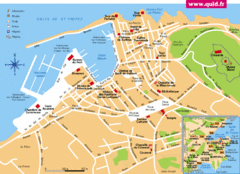 St. Tropez Tourist Map St. Tropez Tourist Map