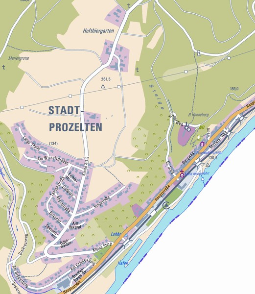 Stadtprozelten Map