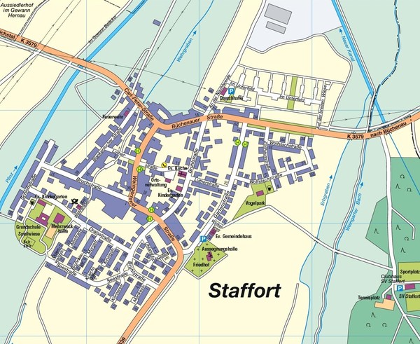 Staffort Map