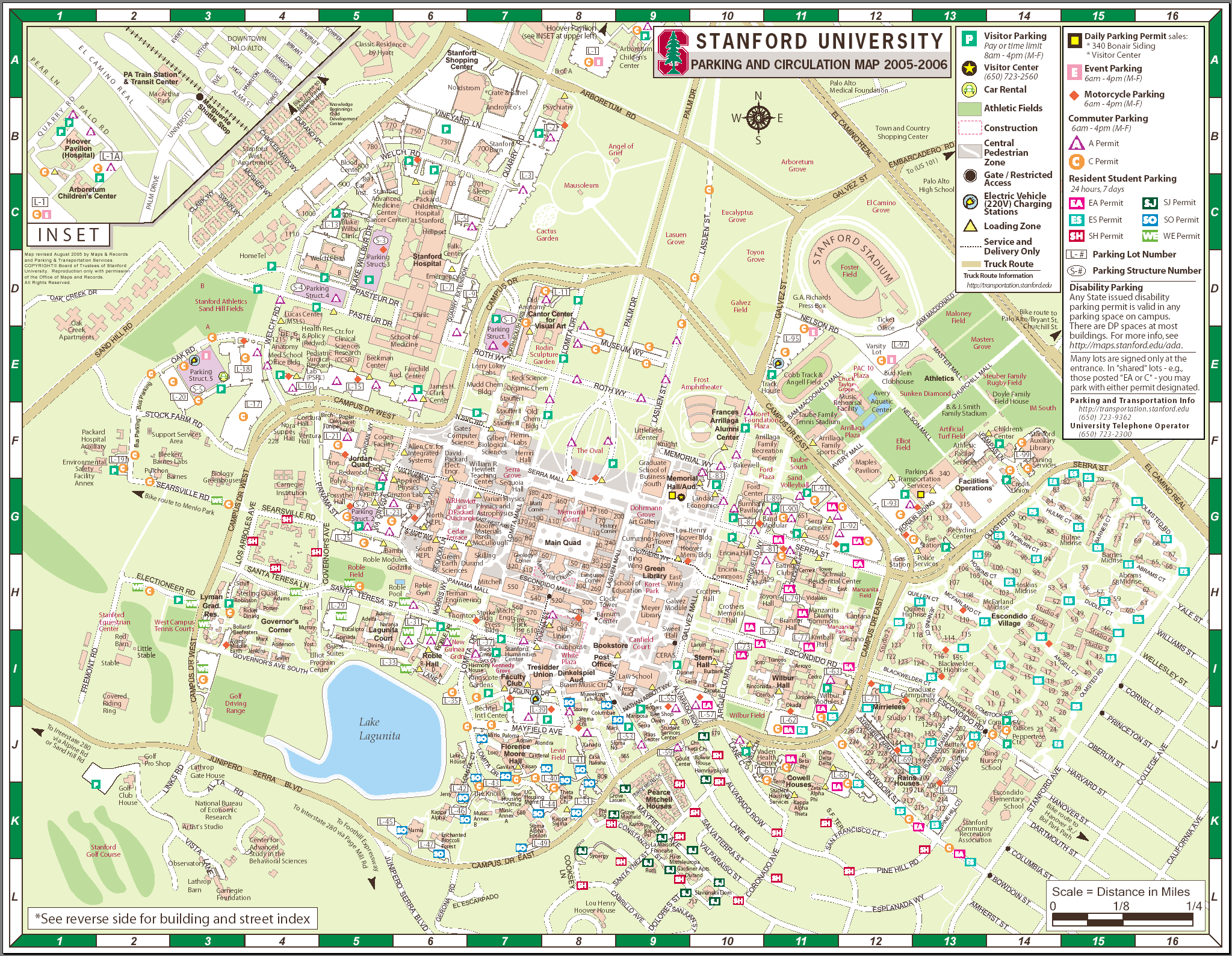 Stanford University Map Stanford University Palo Alto CA • mappery