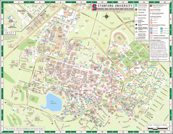 Stanford University Map Stanford University Palo Alto Ca Mappery