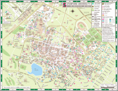 Stanford University Map Stanford University Map