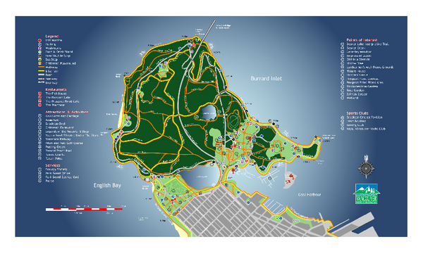Stanley Park Map