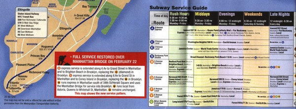 Staten Island Subway/Railway Map