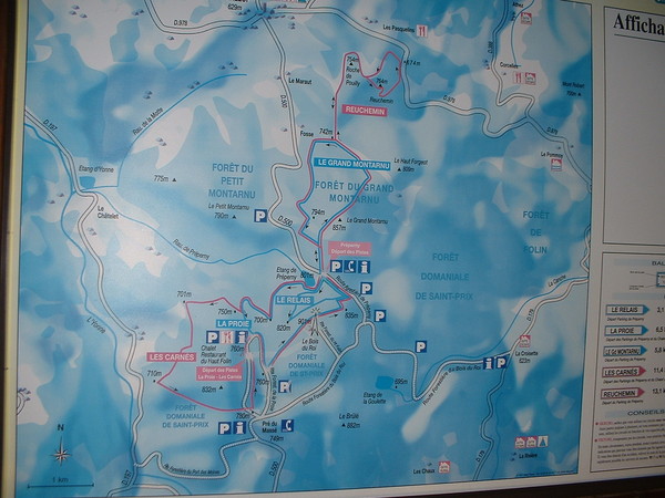 Station du Haut-Folin ? Nordic Ski Trail Map