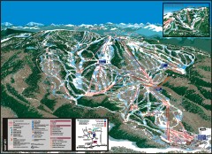Steamboat Ski Area Ski trail map