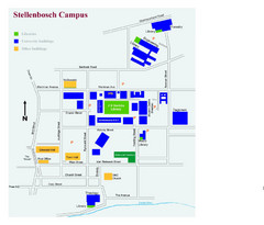 Stellenbosch Campus Map