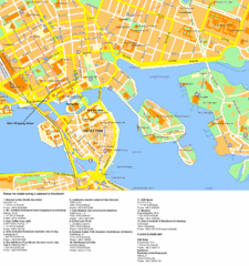 Stockholm Tourist Map