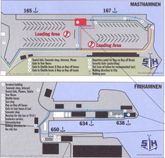 Stockholm cruise ship docks Map